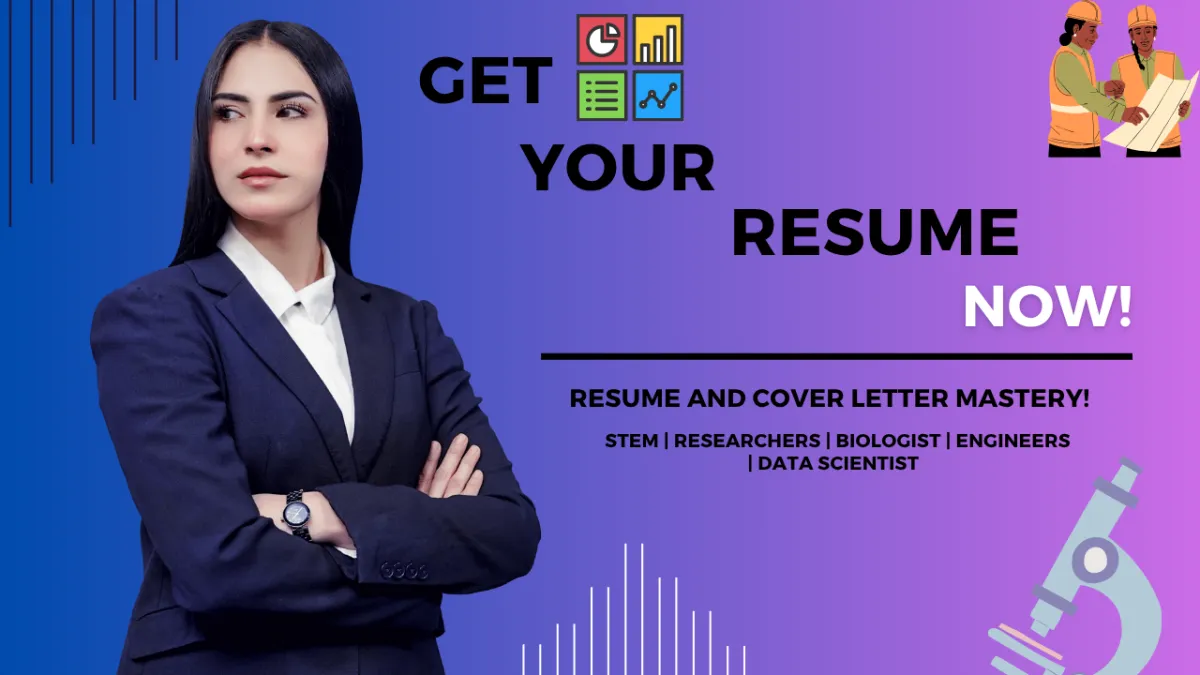 craft a job-winning STEM resume and cover letter for engineers, scientists, or executives