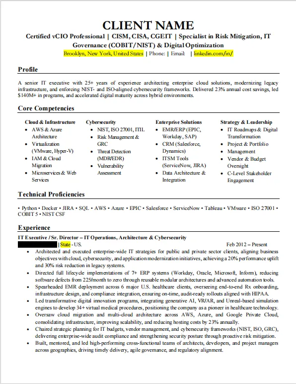 craft a job-winning STEM resume and cover letter for engineers, scientists, or executives