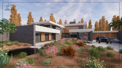 do architectural models drawings exterior views